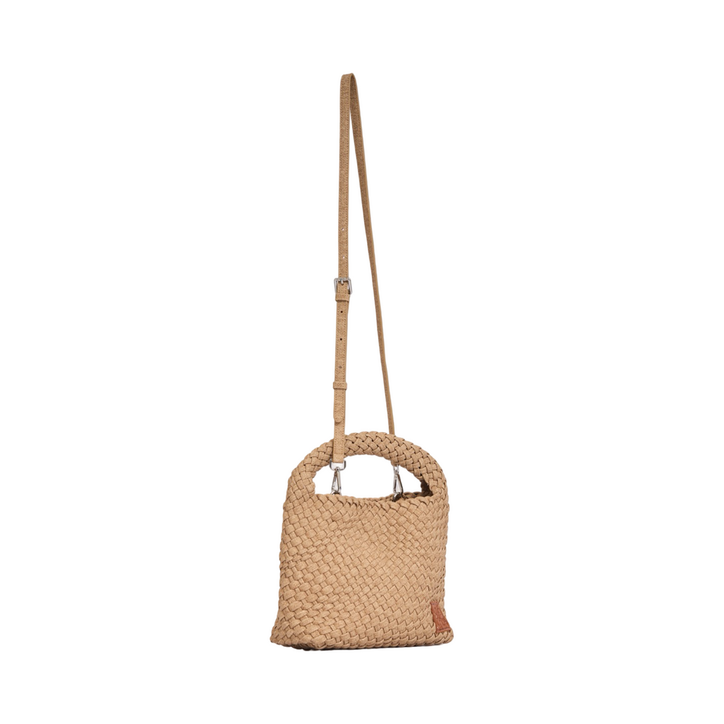 Woven Tote Bag M – Sand Denim