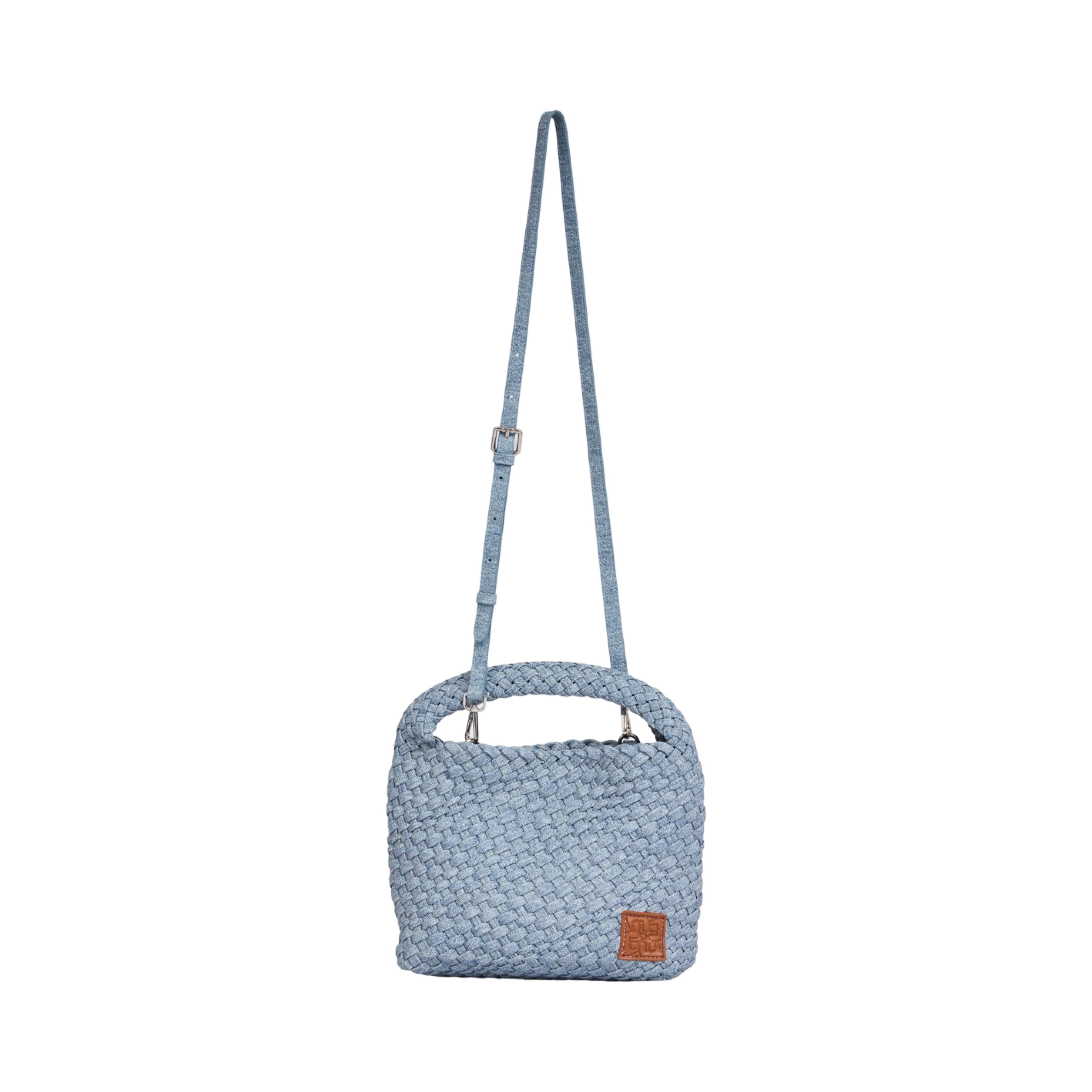 Woven Tote Bag M – Blue Mist Denim
