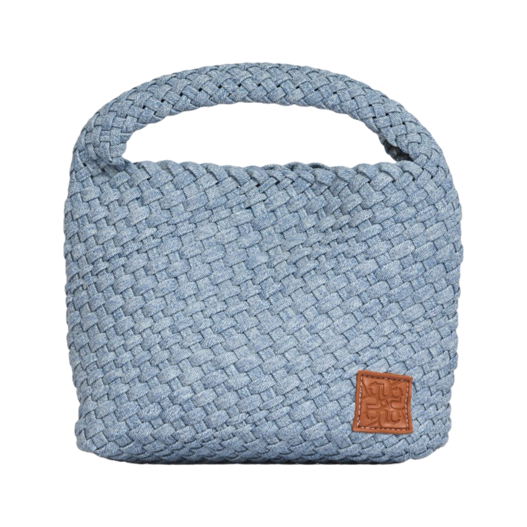 Woven Tote Bag M – Blue Mist Denim