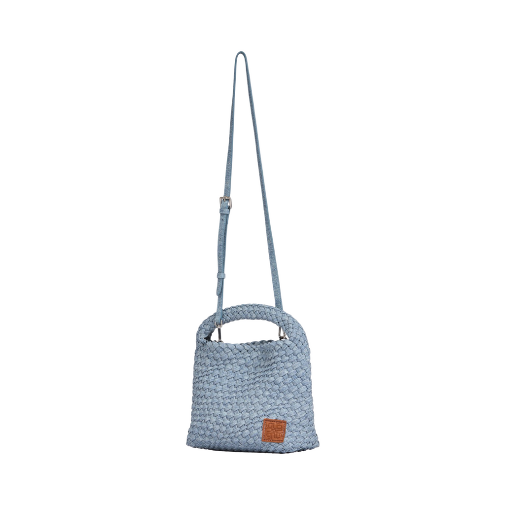 Woven Tote Bag M – Blue Mist Denim