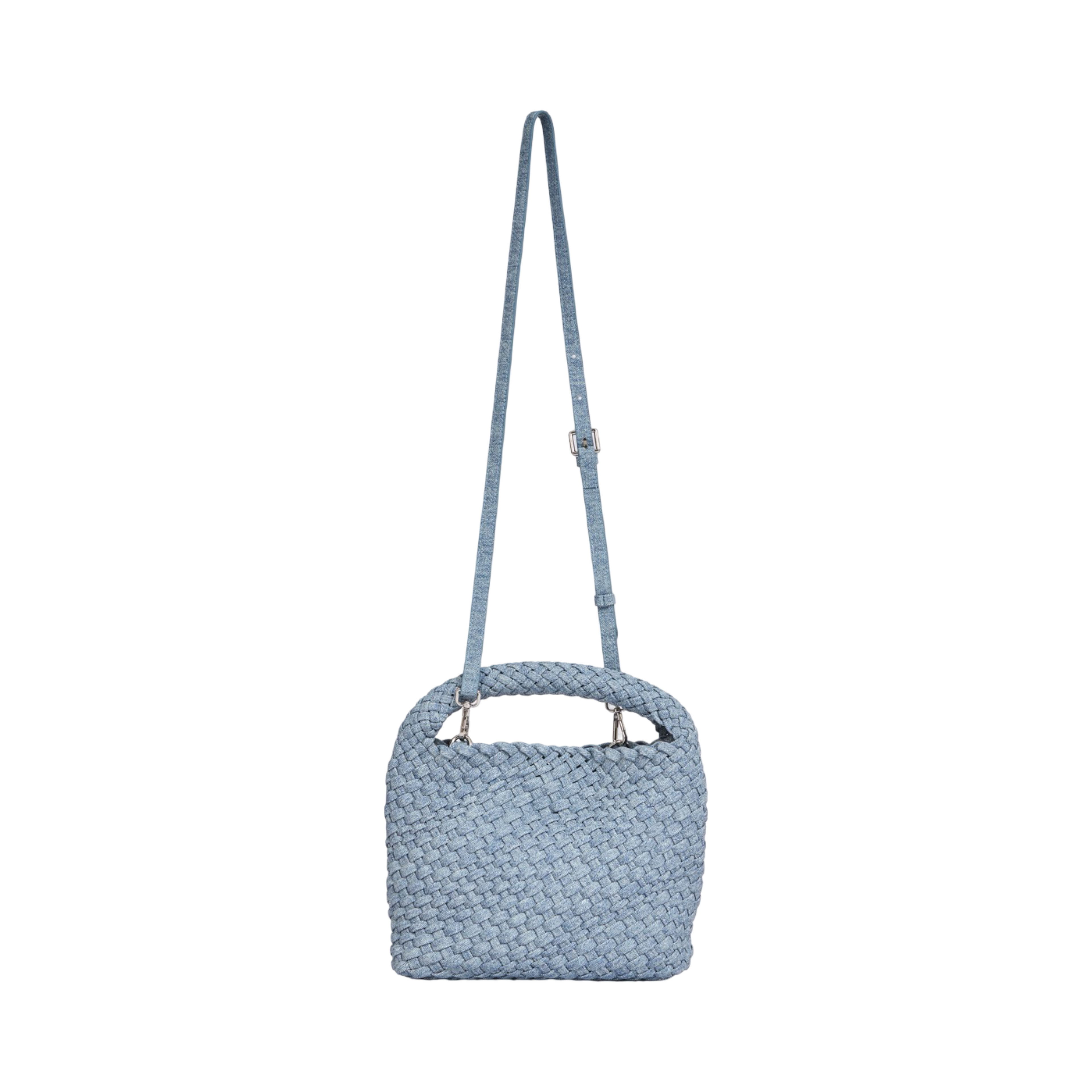 Woven Tote Bag M – Blue Mist Denim