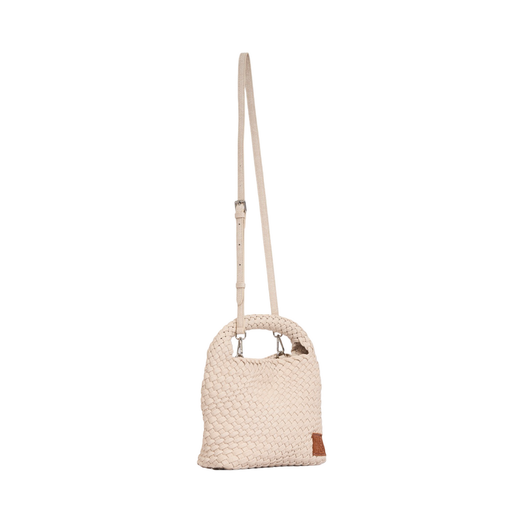 Woven Tote Bag M – Ivory Denim