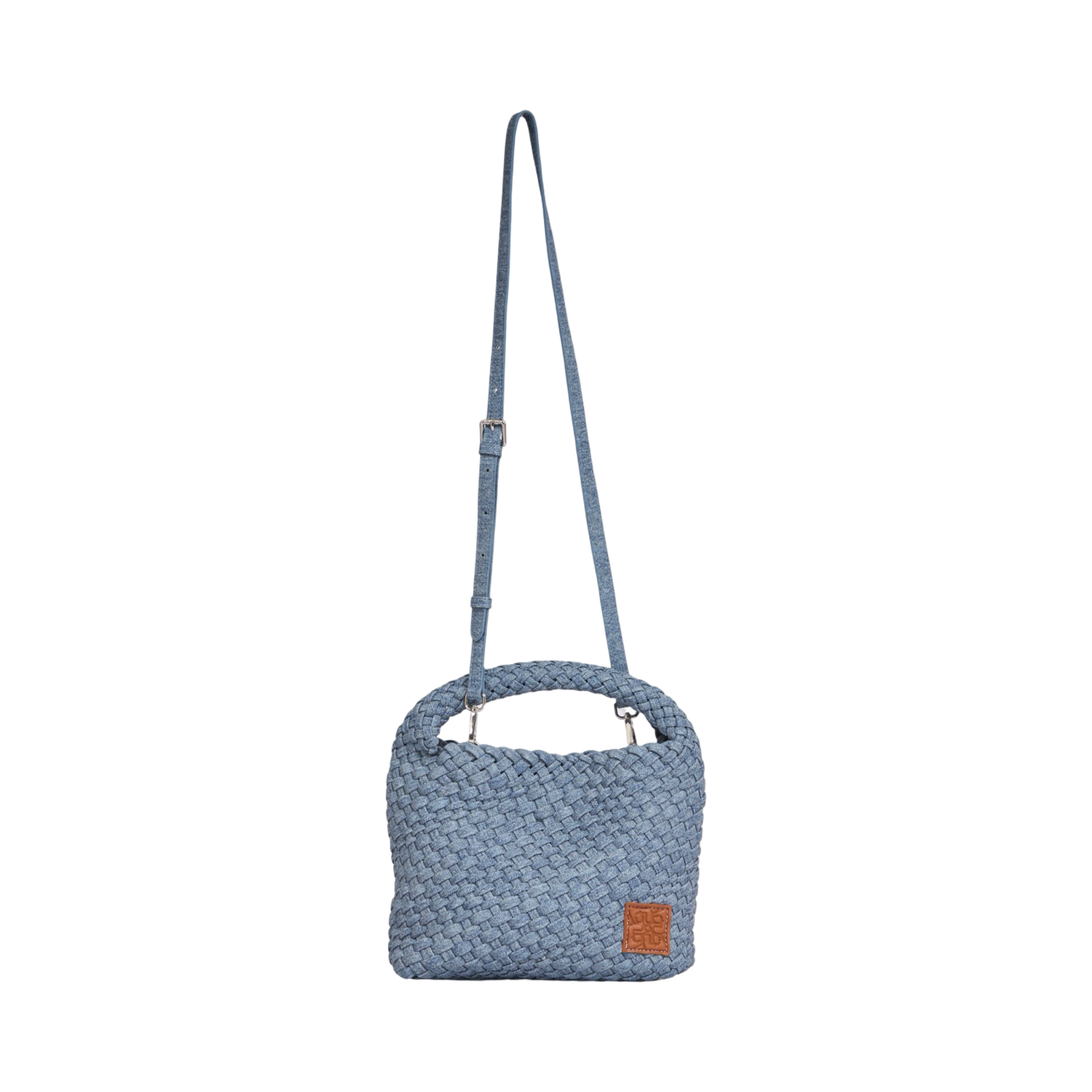 Woven Tote Bag M – Washed Denim