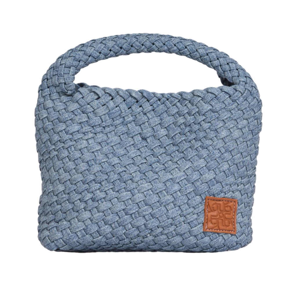 Woven Tote Bag M – Washed Denim