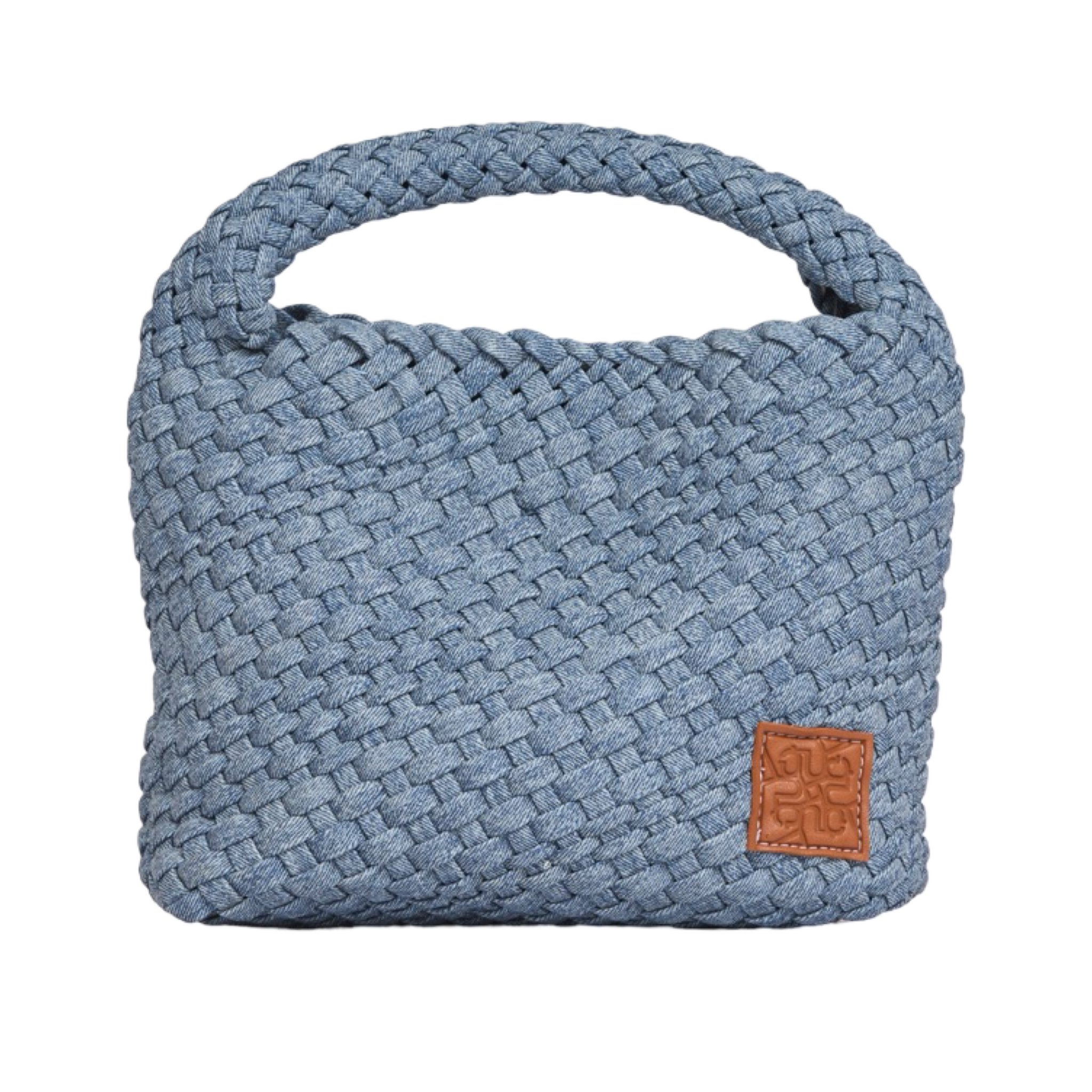 Woven Tote Bag M – Washed Denim