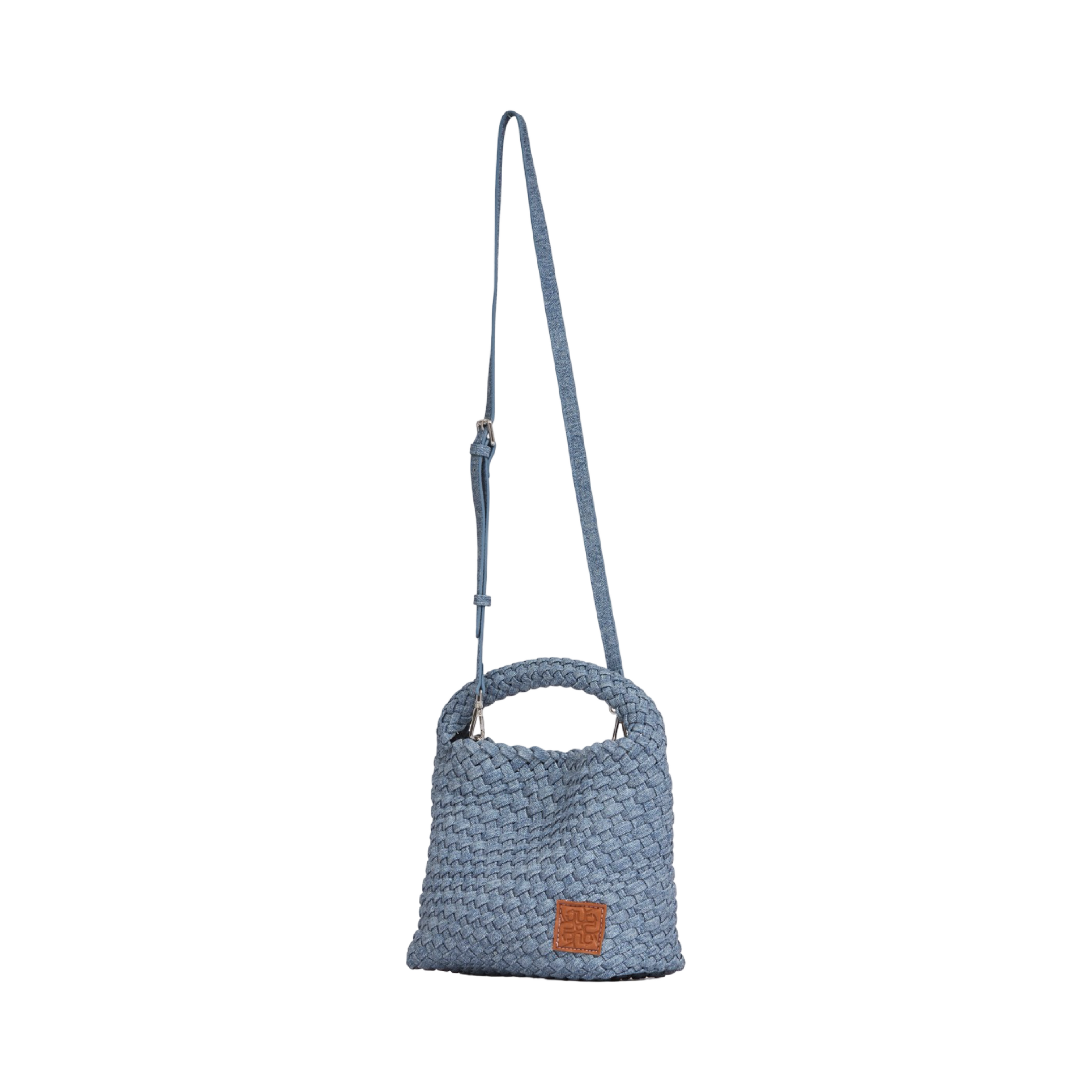 Woven Tote Bag M – Washed Denim