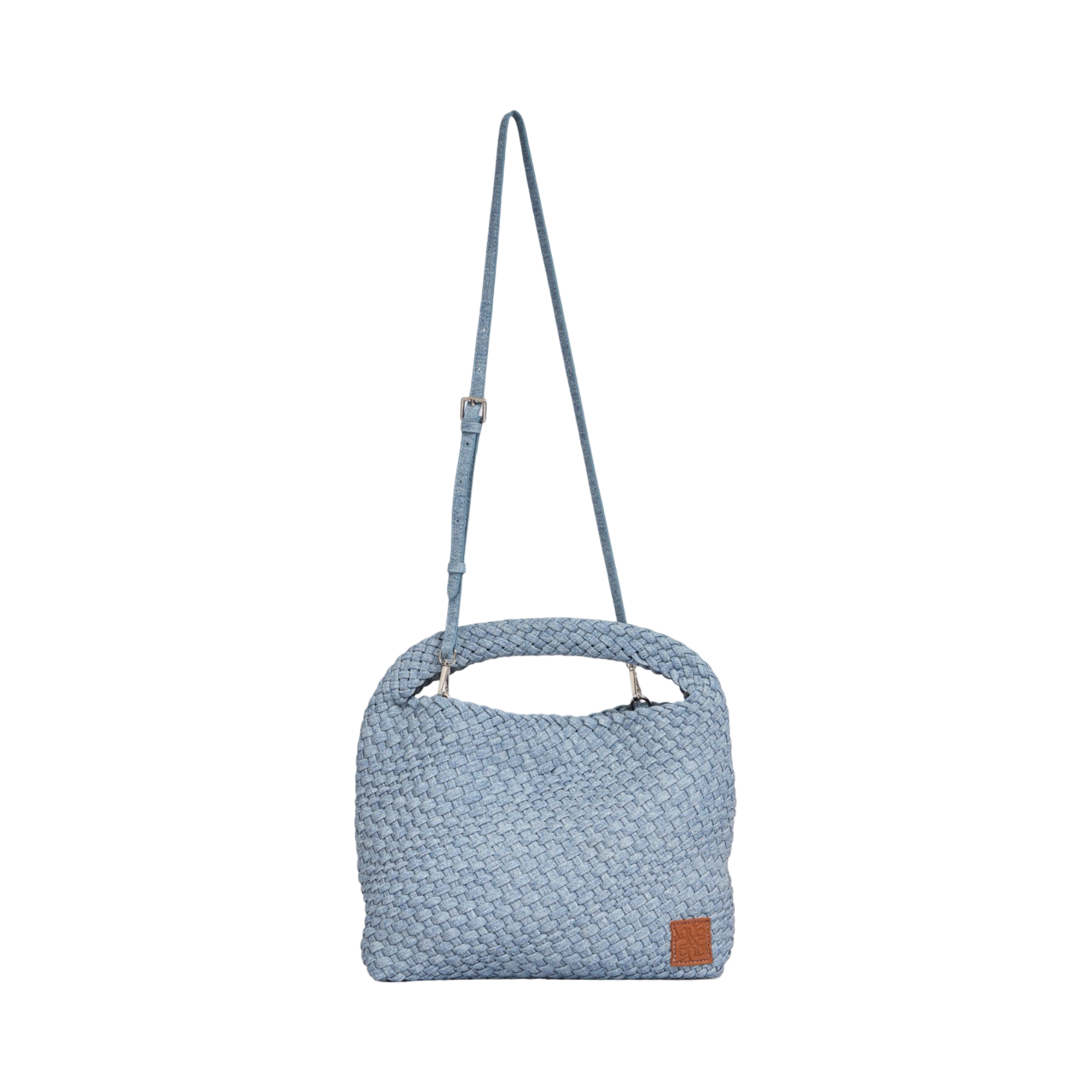 Woven Tote Bag L – Blue Mist Denim