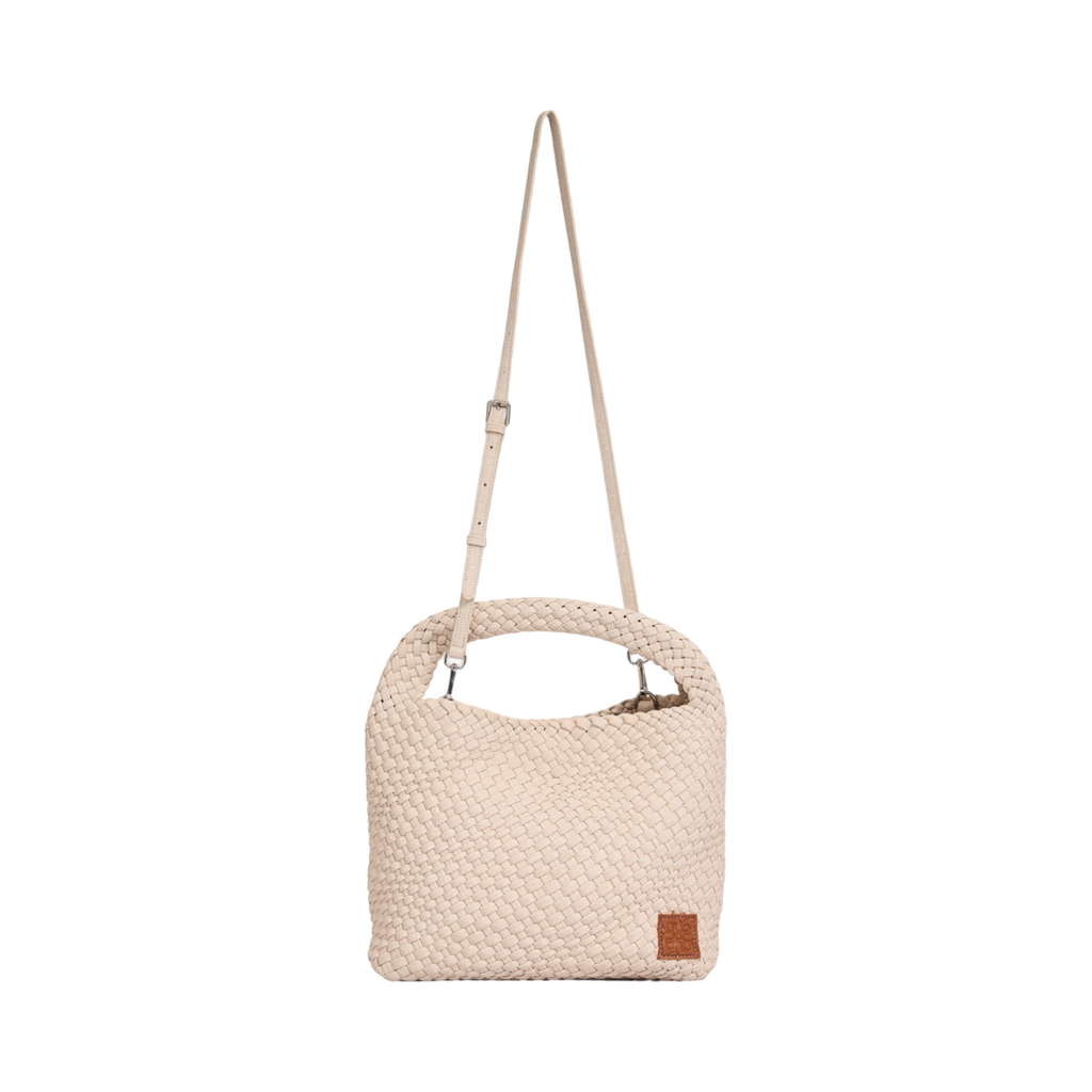 Woven Tote Bag L – Ivory Denim