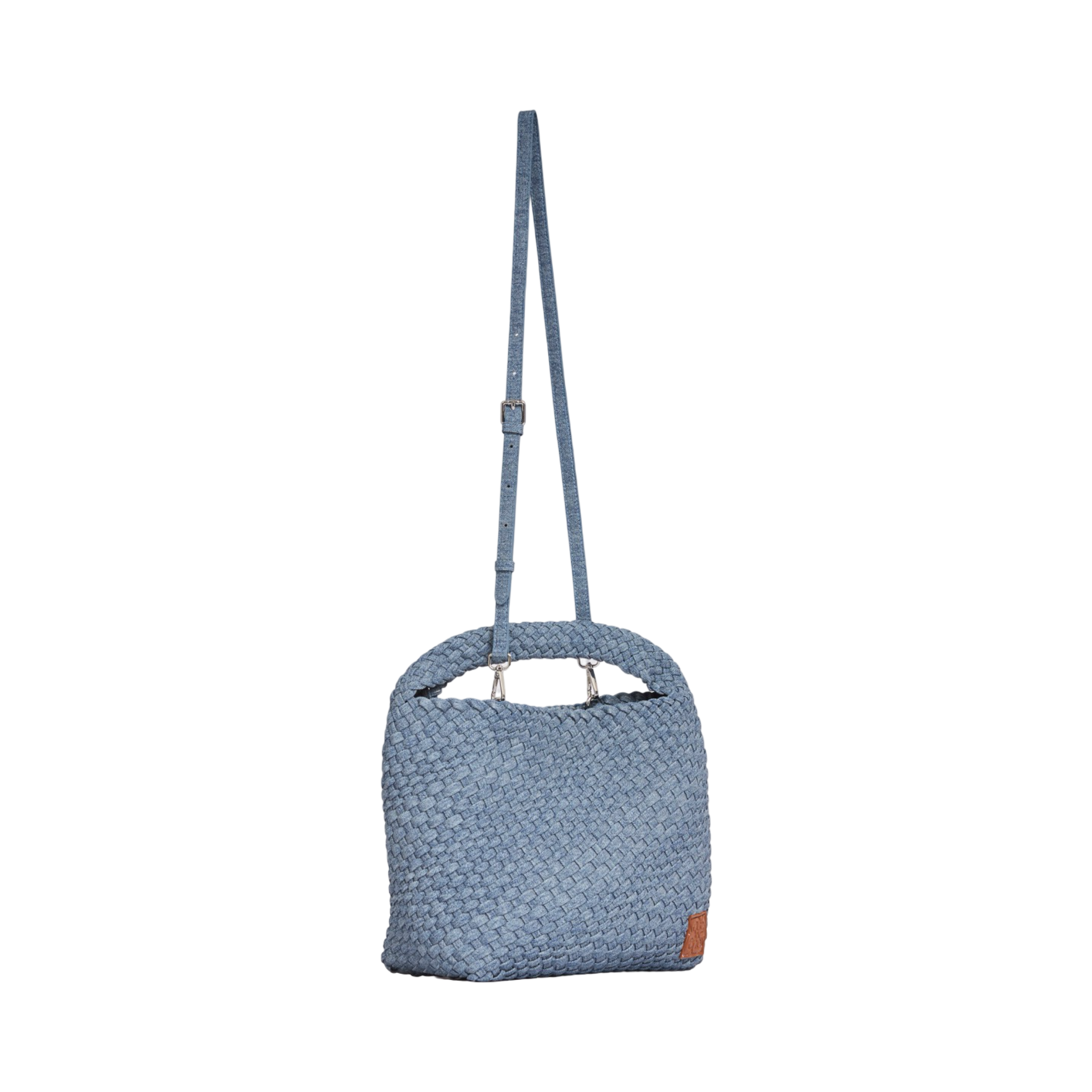 Woven Tote Bag L – Washed Denim