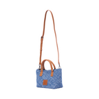 Signature Weave – Denim Mini Tote – Washed