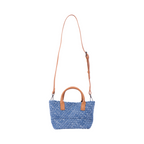 Signature Weave – Denim Mini Tote – Washed