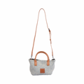 Signature Weave – Denim Shoulder Bag – Light
