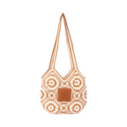 Everyday Earth – Boho Knitted Bag – Light Brown