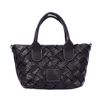 Urban Weave – Mini Top Handle Bag – Black
