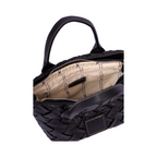 Urban Weave – Mini Top Handle Bag – Black