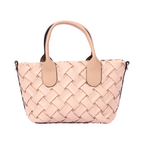 Urban Weave – Mini Top Handle Bag – Beige