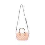 Urban Weave – Mini Top Handle Bag – Beige