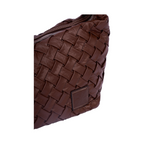 Urban Weave – Mini Top Handle Bag – Chocolate
