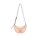 Urban Weave – Half Moon Crossbody Bag – Beige