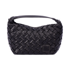 Urban Weave – Crescent Shoulder Bag – Black