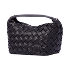 Urban Weave – Crescent Shoulder Bag – Black