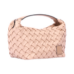 Urban Weave – Crescent Shoulder Bag – Beige