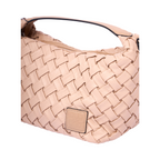Urban Weave – Crescent Shoulder Bag – Beige