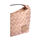 Urban Weave – Crescent Shoulder Bag – Beige