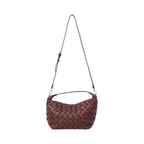 Urban Weave – Crescent Shoulder Bag – Chocolate