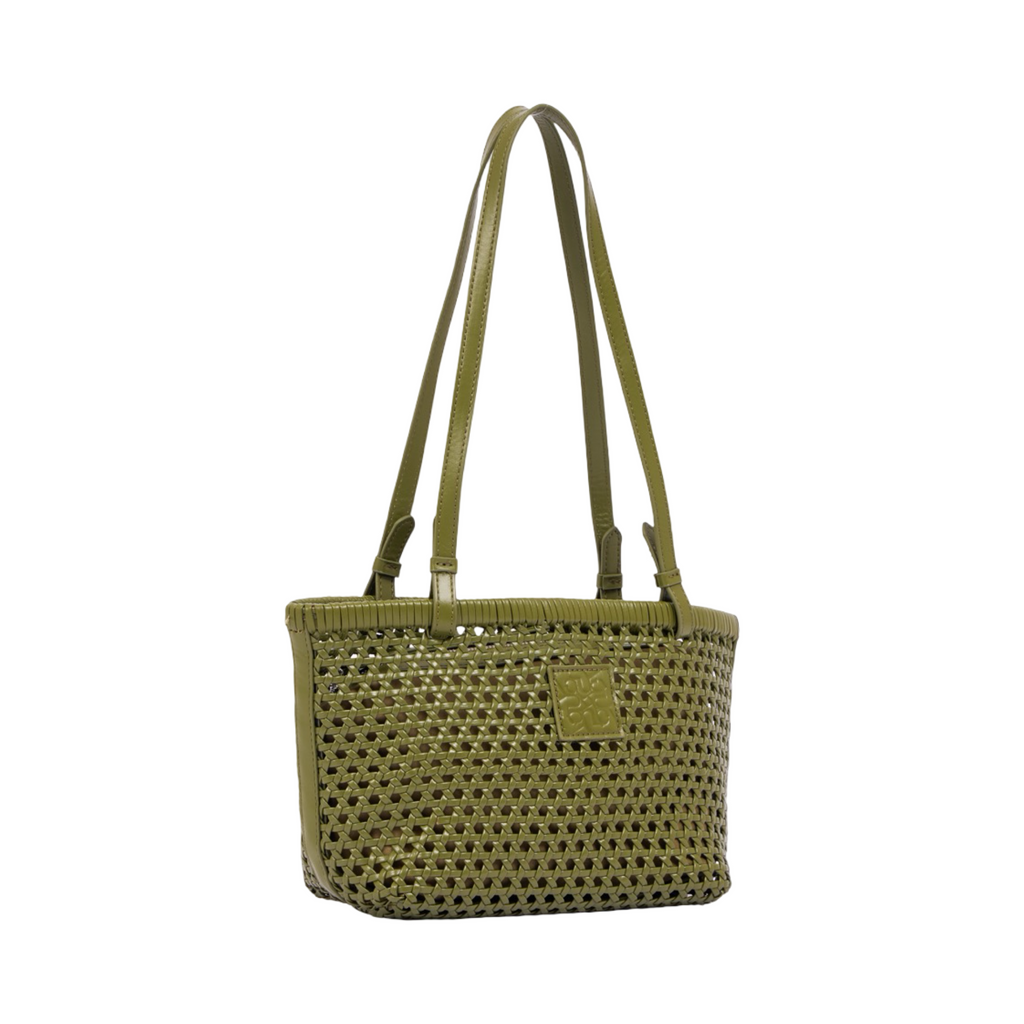 Everyday Earth – Woven Basket Bag – Olive