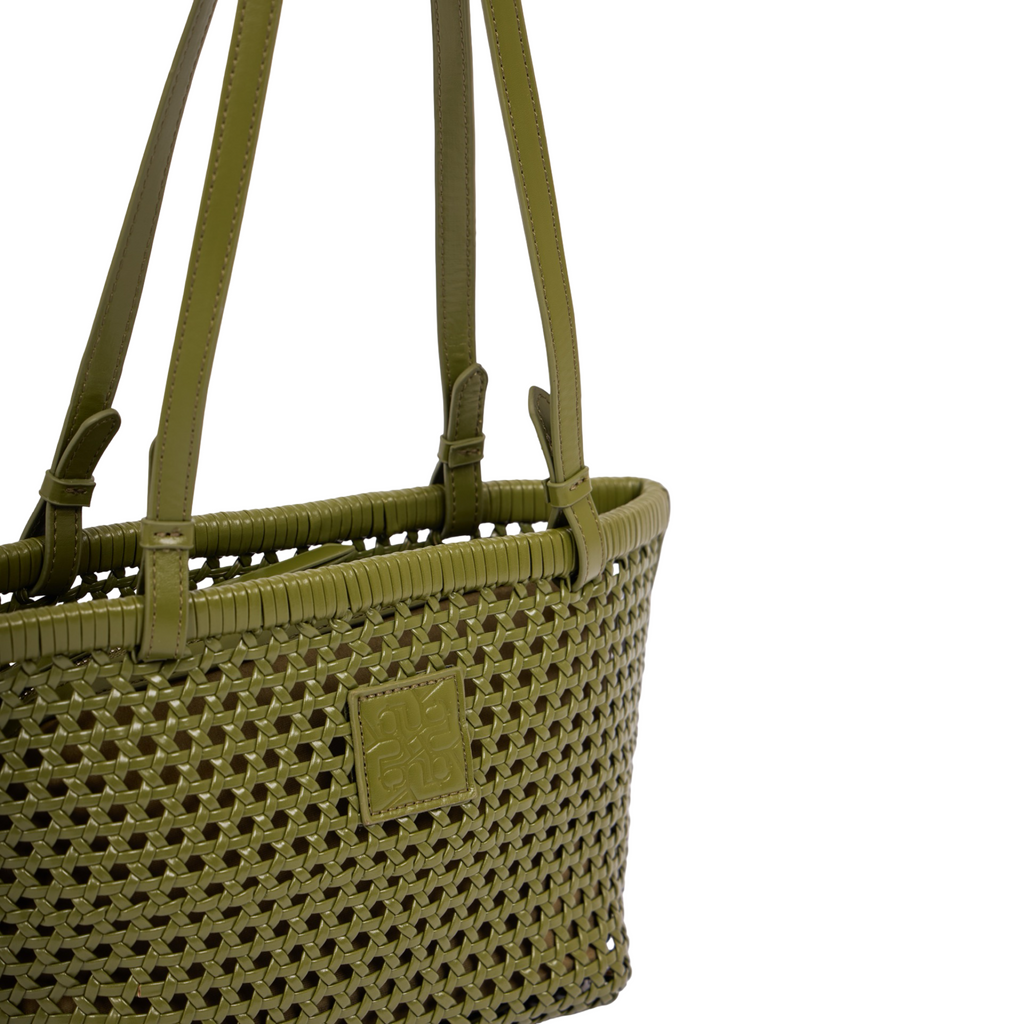Everyday Earth – Woven Basket Bag – Olive