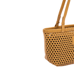 Urban Weave – Woven Basket Bag – Honey Beige