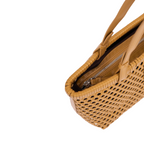 Urban Weave – Woven Basket Bag – Honey Beige