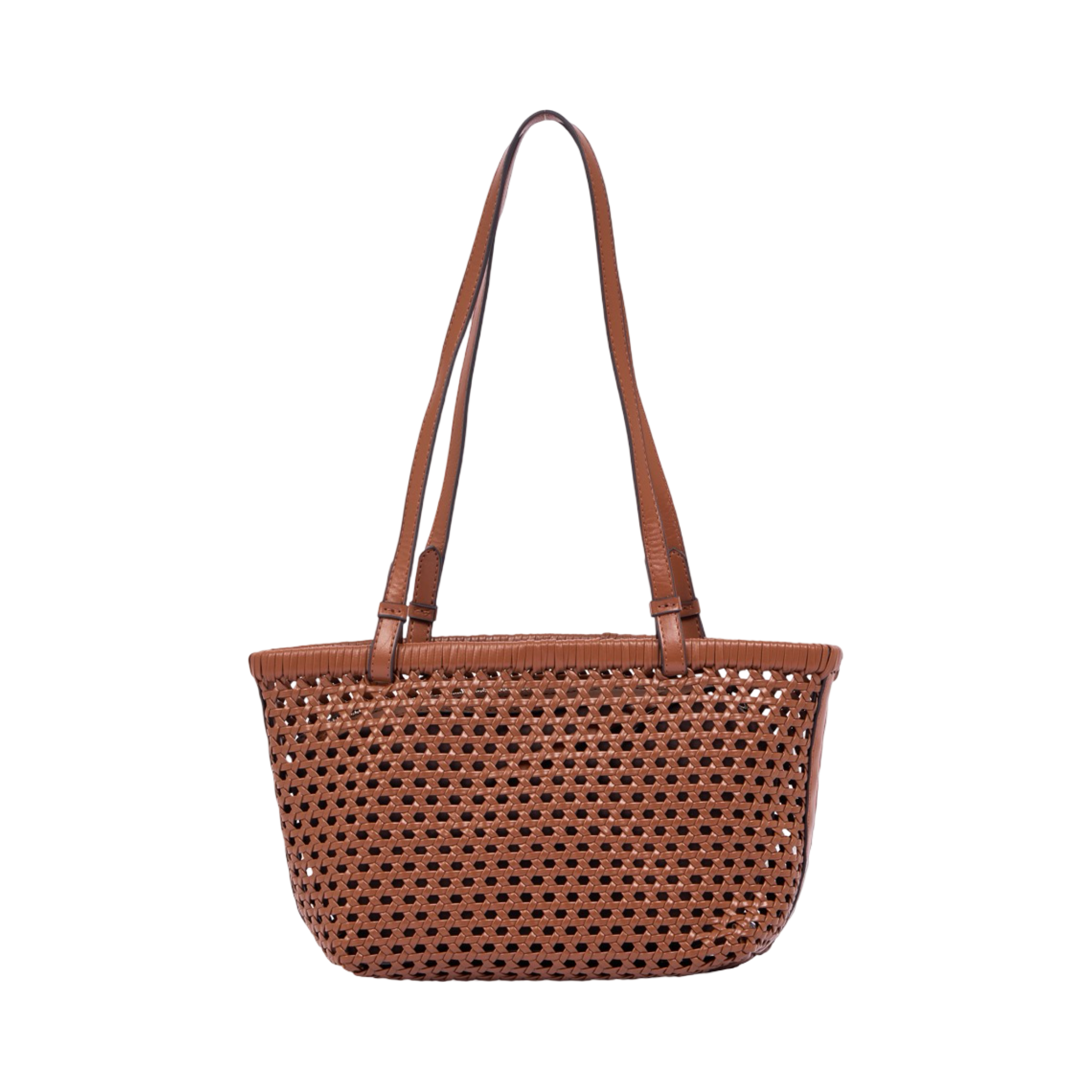 Everyday Earth – Woven Basket Bag – Chestnut Brown