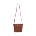 Everyday Earth – Woven Basket Crossbody Bag – Chestnut Brown