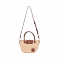Resort Weave – Mini Shoulder Bag S – Brown