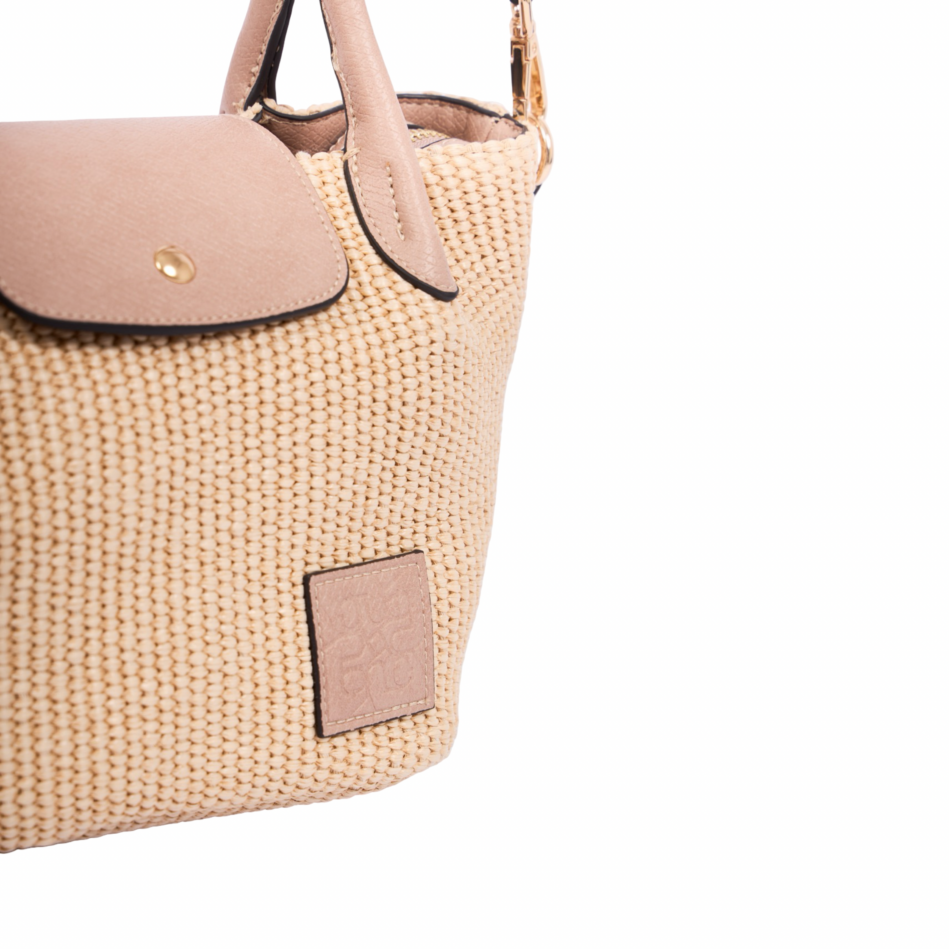 Resort Weave – Woven Mini Shoulder Bag S – Beige