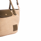 Resort Weave – Mini Shoulder Bag S – Khaki