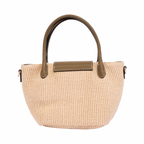 Resort Weave – Mini Shoulder Bag S – Khaki