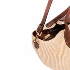 Resort Weave – Shoulder Bag L – Brown