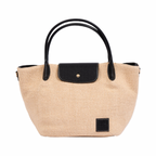 Resort Weave – Shoulder Bag L – Black