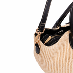 Resort Weave – Shoulder Bag L – Black