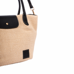 Resort Weave – Shoulder Bag L – Black