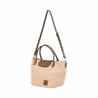 Resort Weave – Shoulder Bag L – Khaki