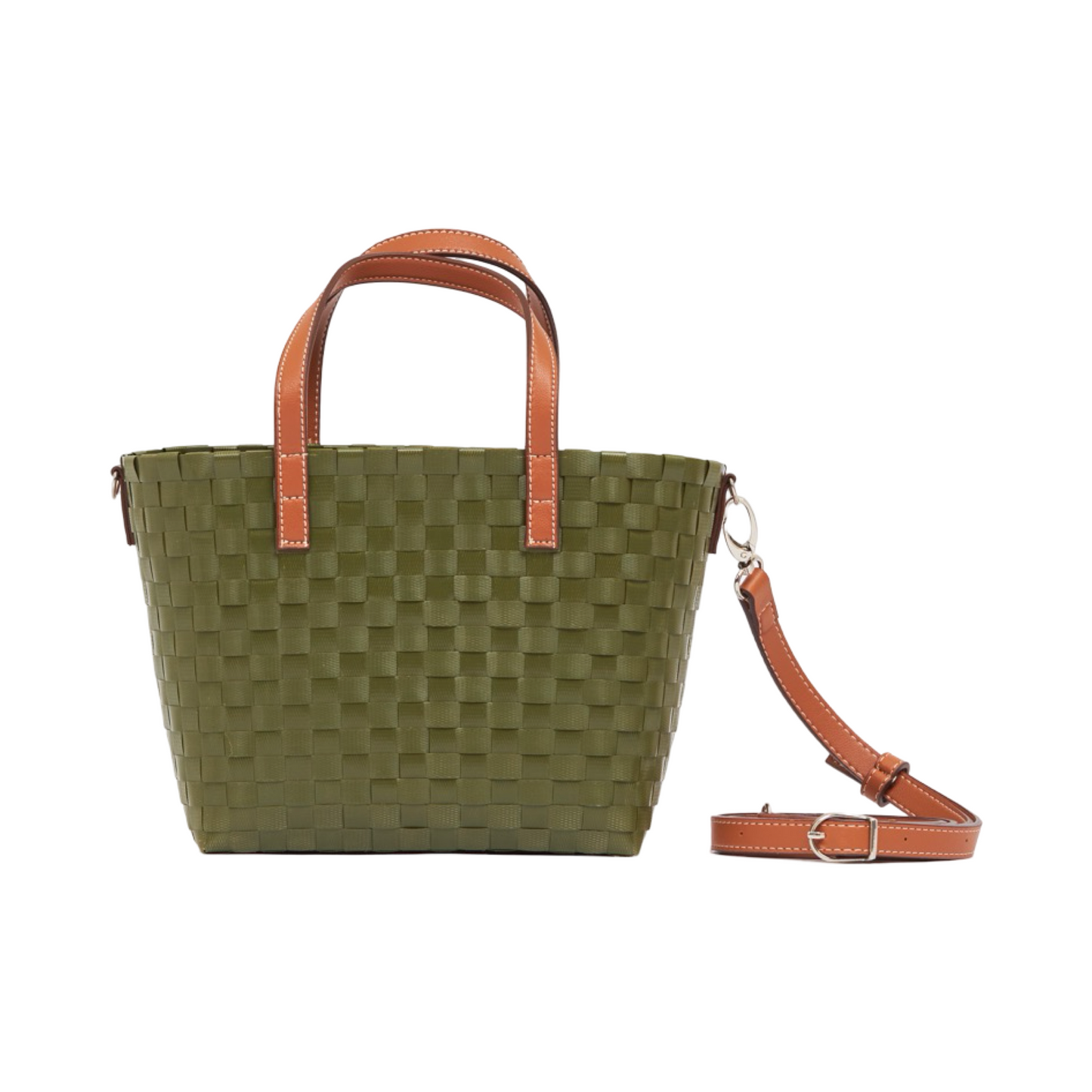 Animal Basket Bag With Strap Husky S - Olive