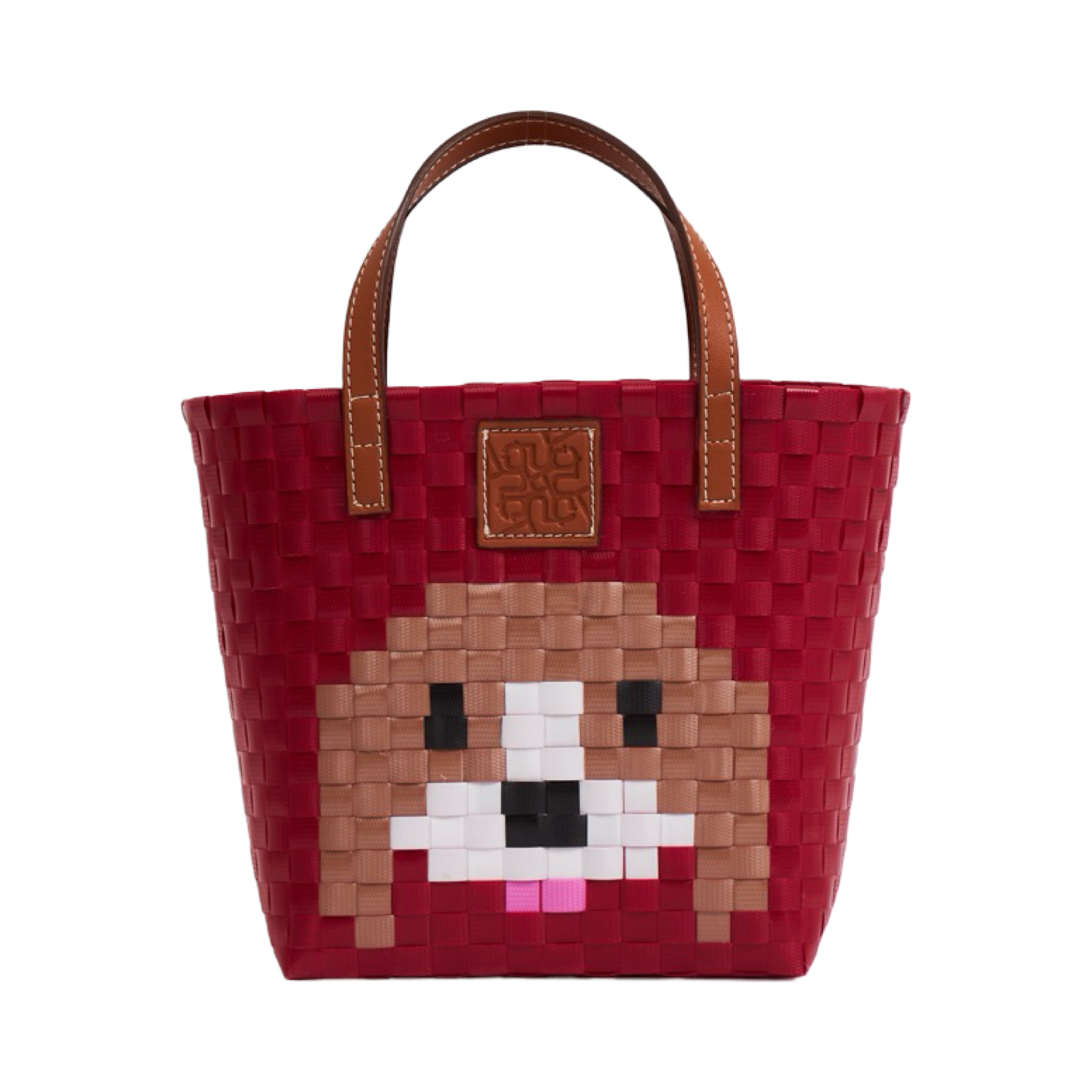 Animal Basket Bag Beagle M - Red