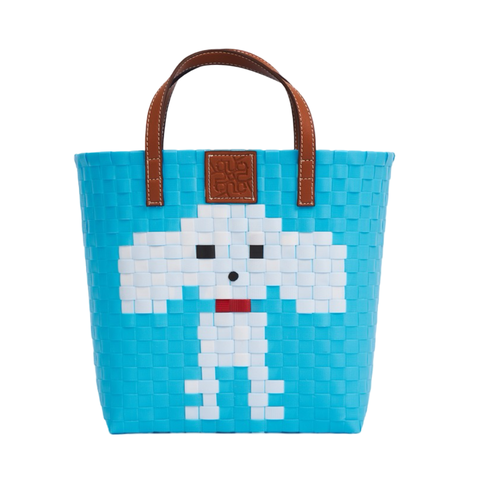 Animal Basket Bag Poodle L - Bright Blue