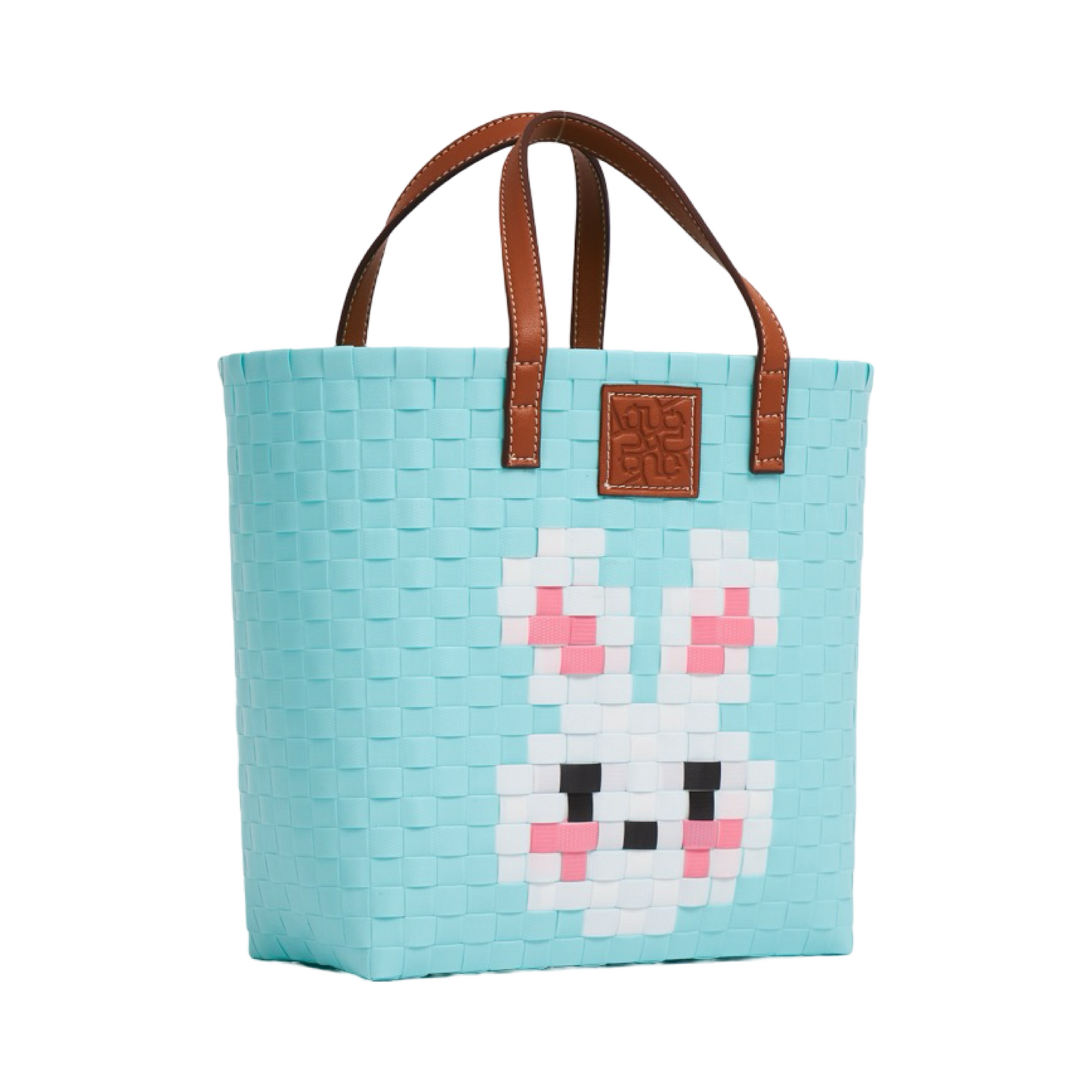 Animal Basket Bag Rabbit L - Blue