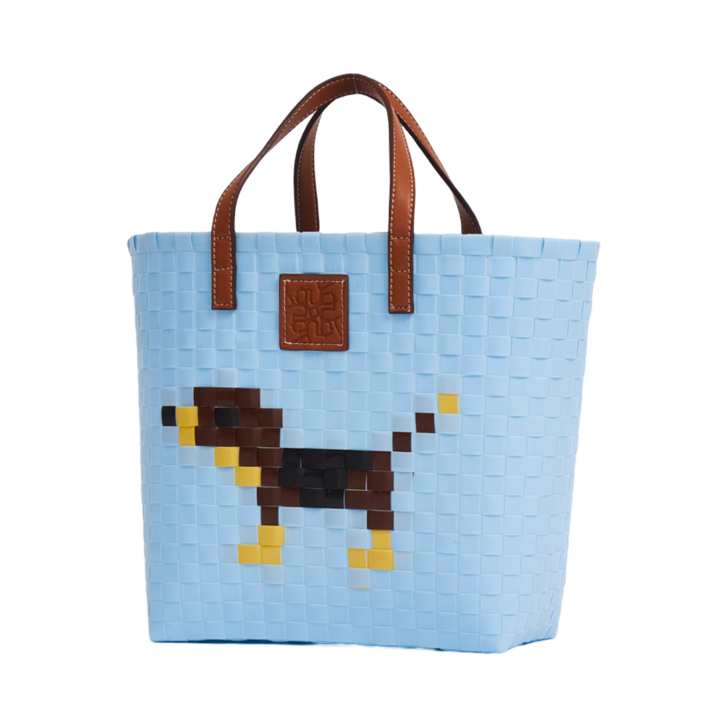 Animal Basket Bag Dog L - Blue