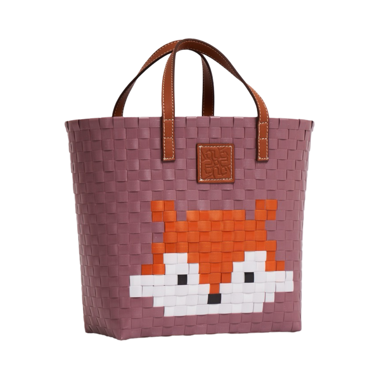 Animal Basket Bag Fox L - Taupe